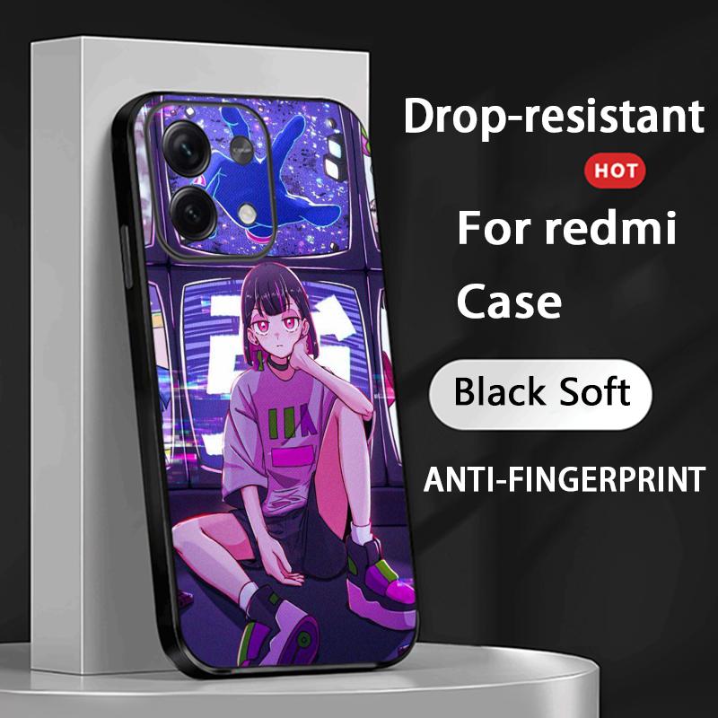 Чехол для телефона с дизайном в стиле аниме Zutomayo для Redmi Note 14 13 12 11 Pro Plus S 5G 14C A3, мягкий черный чехол