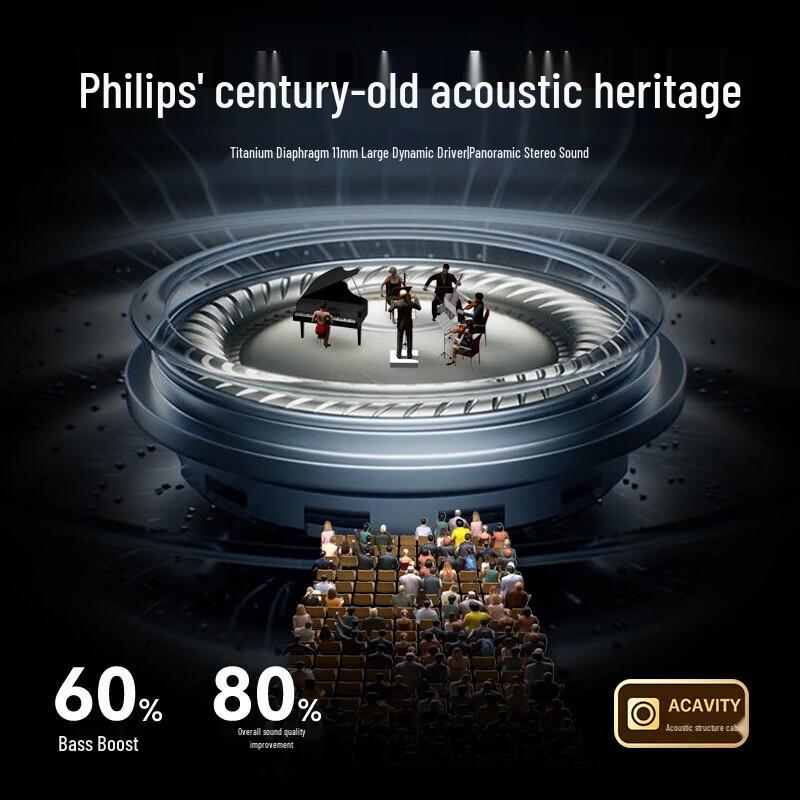 Philips Directional Sound Earclip Sports Headphones