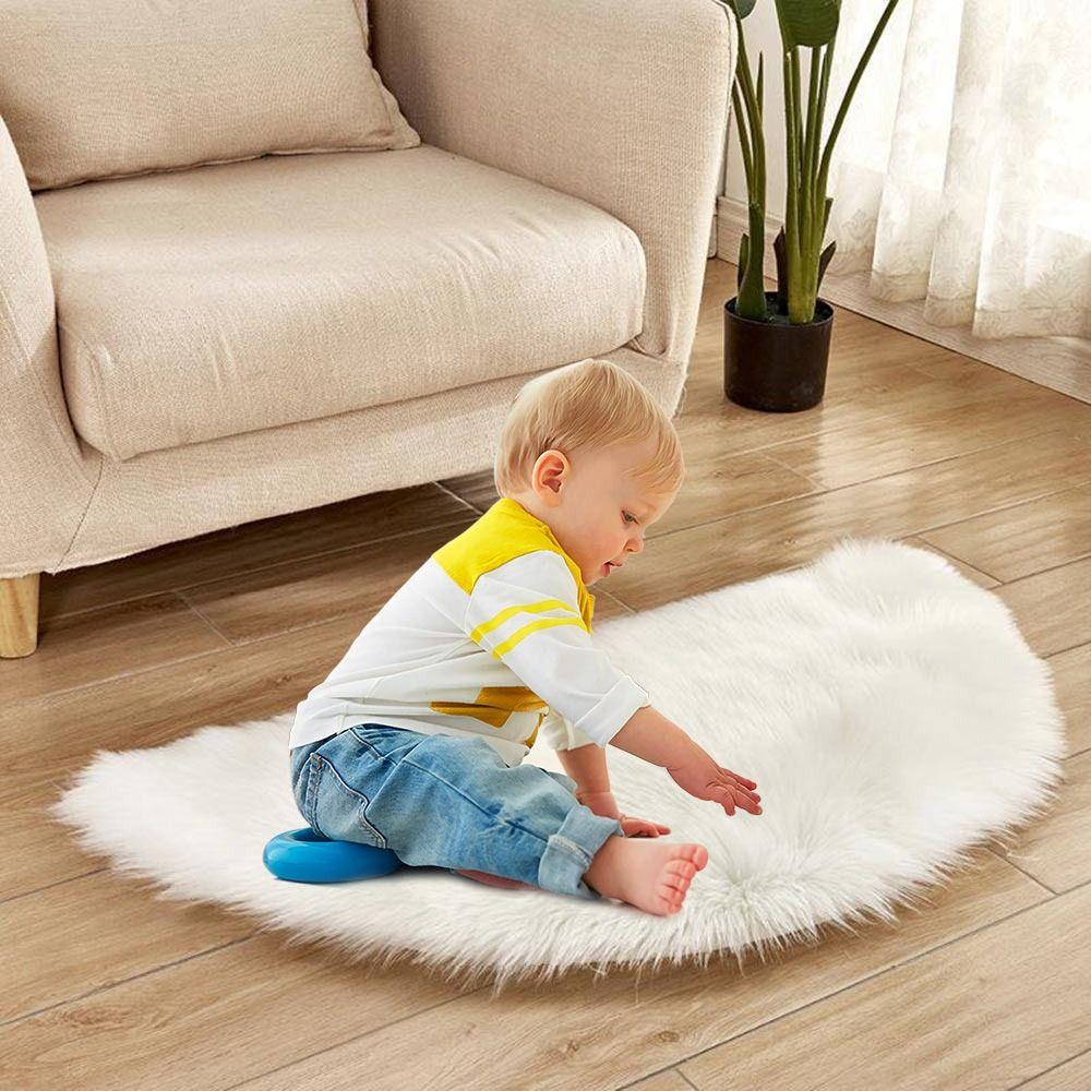 Thicken Door Mats Half Round Bedside Rugs Soft Bedroom Carpets Bedroom
