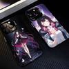 G-Genshin l-Impact Девушка Columbina-gic Чехол для телефона для iPhone 17,16,15,14,13,12,11 Plus,Pro Max,Цветной Серебряный Покрытый Внутренний Чехол