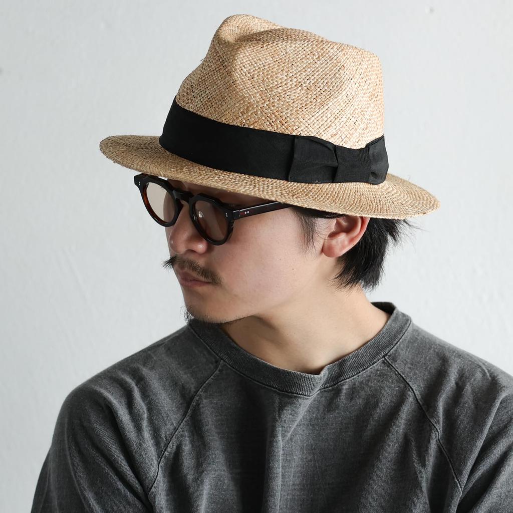 [Reck Hatter] Bao Hat, Fedora, Hat, Straw Hat, Hat, Straw Hat, Spring, Summer, Autumn, Gentleman's Hat, Men's BAO HAT RH-209 M