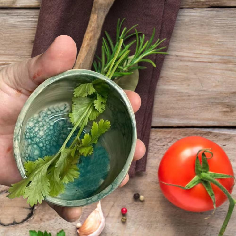Mini Herb Stripper Bowl Resin Vegetable Leaf Separator Kitchen Gadgets Herbal Peeler Cup Cooking