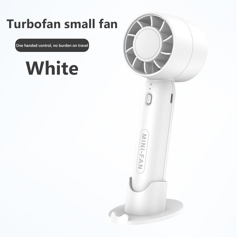 Handheld Fan USB Rechargeable Desk Fan Strong Wind Mini Cooling Fan Quiet Small Air Cooler Suitable for Indoor and Outdoor