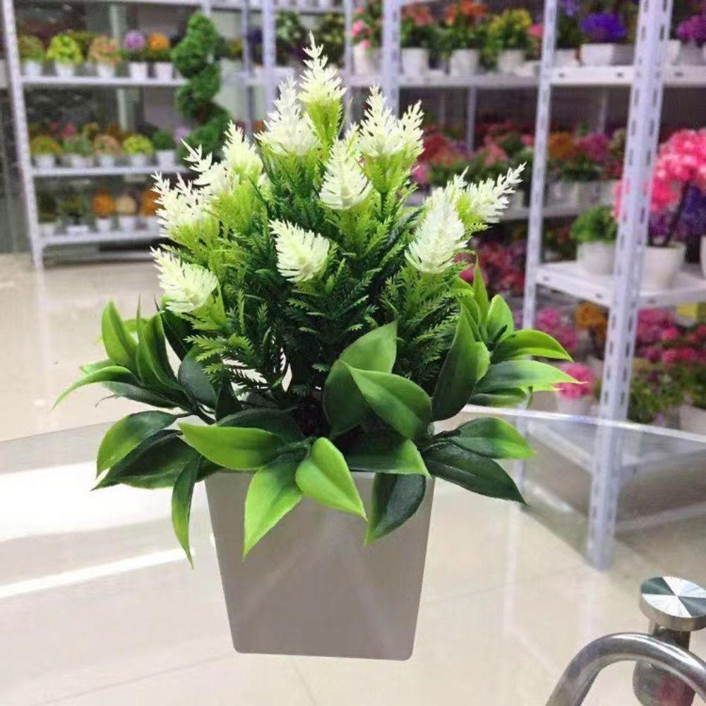 Office Decor Home Decor Artificial Faux Plants Artificial Flowers Plastic Fake Plants Tree In Pot