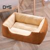 Мягкий ортопедический диван-кровать для собак мелких и средних пород, мягкий диван для кошек, моющаяся кровать для сна кошек/щенков