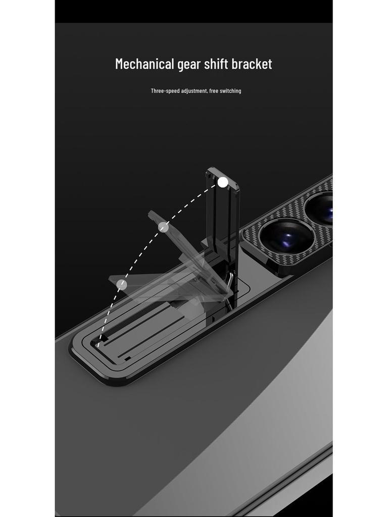 Прозрачный гальванизированный чехол для телефона Samsung S26 Ultra с точными вырезами и ультратонкой подставкой