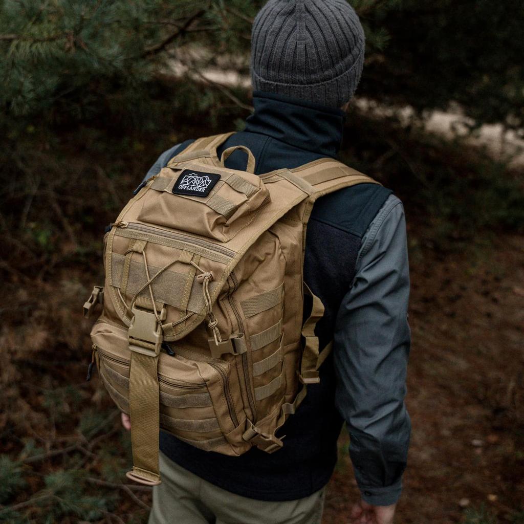 Plecak Turystyczny Offlander Survival Hiker 25L Khaki