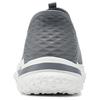 Skechers Слипоны Дышащая сетка Низкие Повседневные кроссовки Мужские кроссовки Серый 210954-GRY