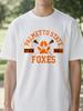 Футболка Palmetto State Foxes Эндрю Миньярд Мужская Женская PSU Foxes Palmetto State University Футболки Повседневные Топы Футболки с коротким рукавом