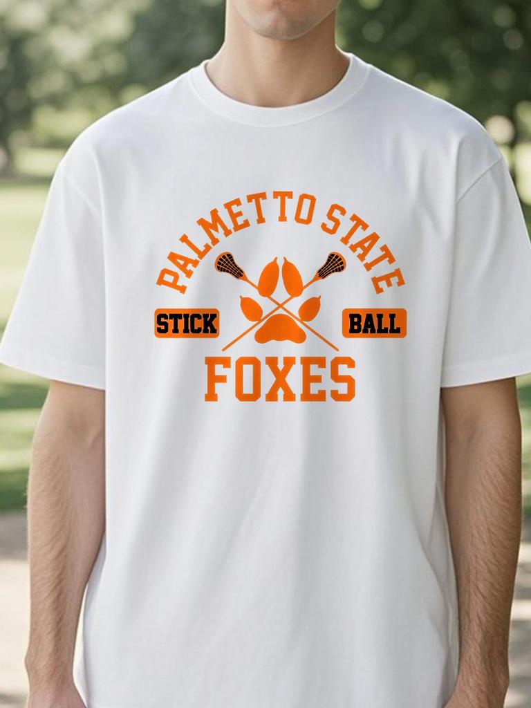 Футболка Palmetto State Foxes Эндрю Миньярд Мужская Женская PSU Foxes Palmetto State University Футболки Повседневные Топы Футболки с коротким рукавом