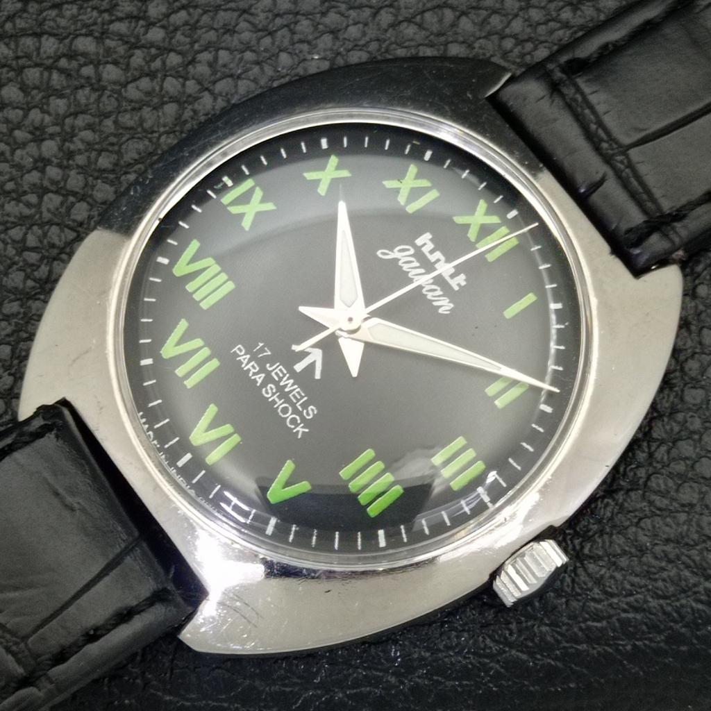 ВИНТАЖНЫЕ ЧАСЫ HMT JAWAN С РУЧНЫМ ЗАВОДОМ, ИНДИЙСКИЕ МУЖСКИЕ ЧАСЫ С ЧЕРНЫМ ЦИФЕРБЛАТОМ a700264-5