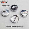 4pcs 60mm ABT Logo Car Wheel Center Cover Wheel Hub Emblem Cap Car Styling for V/W Golf Polo Passat B5 Touran Bora