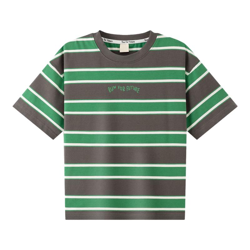 Boys' Striped Short-Sleeve Summer T-Shirt