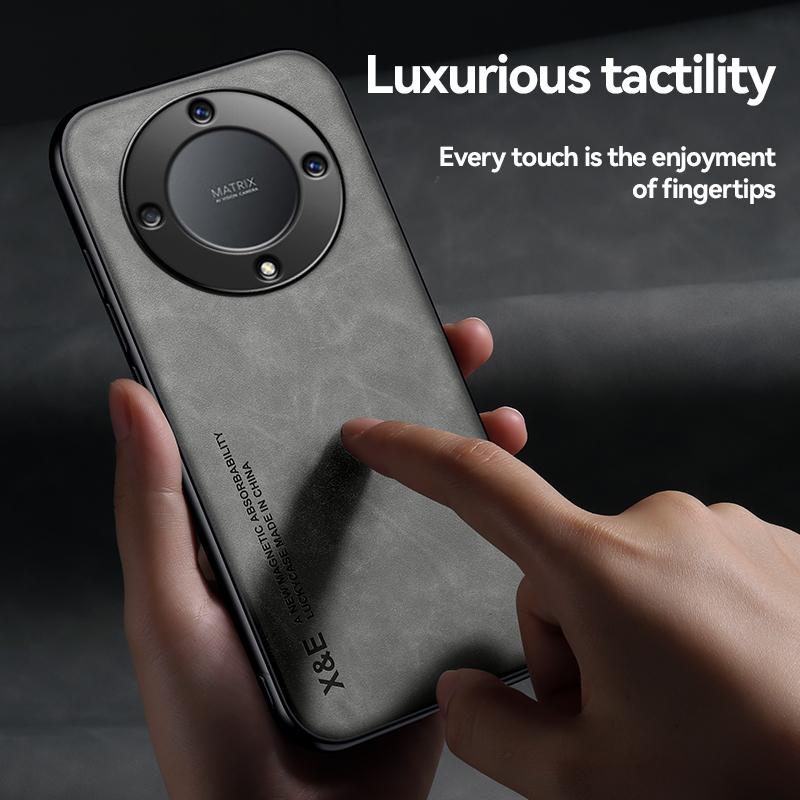 Роскошный кожаный чехол для HONOR X9A 5G X9 5G, мягкий силиконовый противоударный чехол для телефона Huawei Honor Magic 5 4 Lite 5G