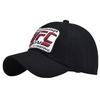 Baseball CZA433 [White Fang] Hat, Cap, Cap, Embroidered, Stylish, Breathable, Outdoor, Casual, Men's, Women's, (Black)