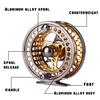 Катушка для нахлыста, алюминиевая матрица, цельнометаллическое литье с ЧПУ, колесо для рыбалки нахлыстом, 5/6, катушка для рыболовных снастей
