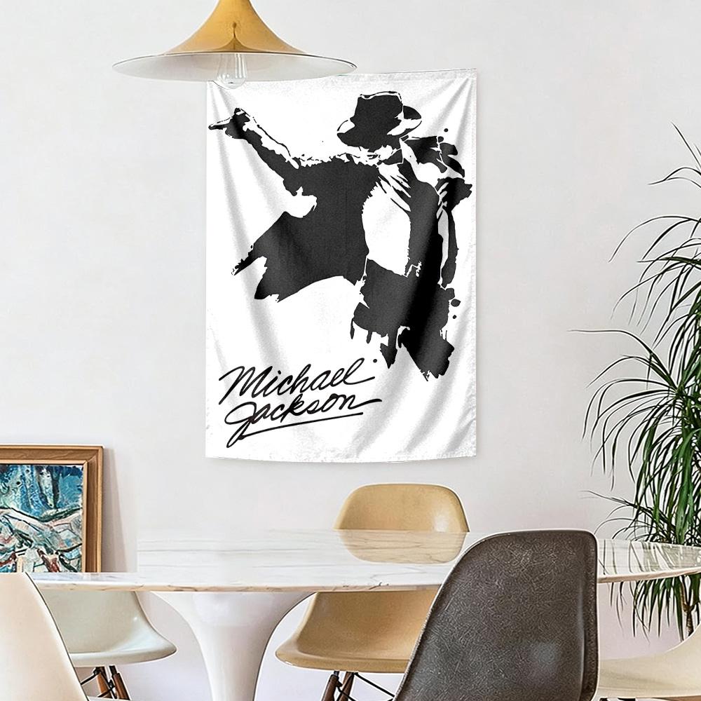 Michael Jackson3 Wall Decor Tapestry Art For Pet Memorial Birthdaywedding Party Backdrop Family Gift