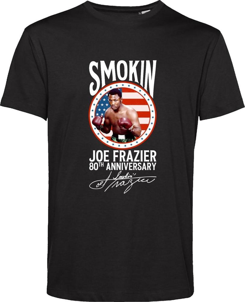 Футболка Smokin Joe Frazier Джо Фрейзер 80-летие Боксер Бокс Подарок Топ