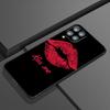 Красивый чехол для телефона с красными губами для Samsung Galaxy A21 A30 A50 A52 S A13 A22 A32 4G A23 A33 A53 A73 5G A12 A31 A51 A70 A71 A72