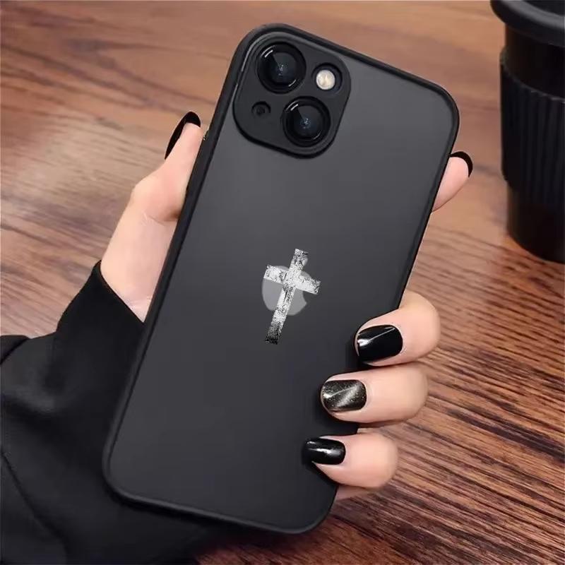 Христианский Крест Иисуса Чехол для Телефона Для iPhone 16 15 14 13 12 11 Pro Max X XR XS 8 7 Plus Mini SE 2020 2022 Funda Библия