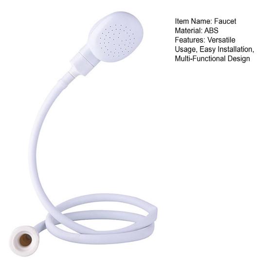 Душевая лейка, шланг для раковины, простая установка, портативный распылитель для душа, распылитель шампуня, адаптер для шланга для кухни, ванной комнаты