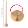 Toys With Wooden Stick Percussion instrument Hand Gong Gongs Drums Copper Cymbals Instrument Toy
