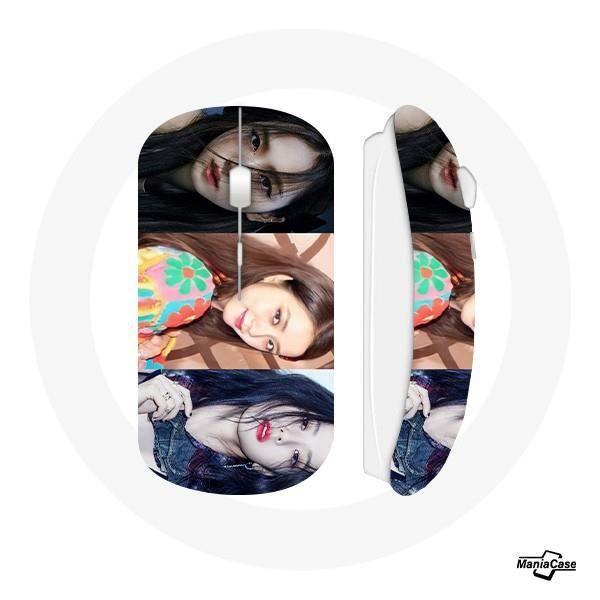 Souris Sans Fil - Blackpink - Jisoo - USB Wifi Inclus - Compatible Mac et PC - Noir