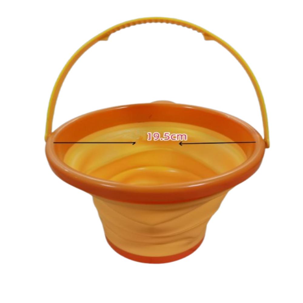 Retractable Beach Folding Buckets Multifunctional Beach Collapsible Bucket  Kids Gifts