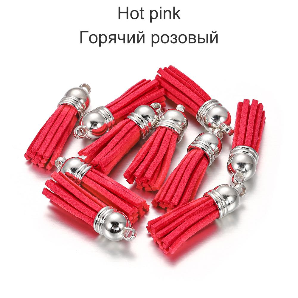 20pcs/lot 38mm Tassel Vintage Leather Tassels Fringe for Purl Macrame Pendant For DIY Jewelry Making Supplies Accessories