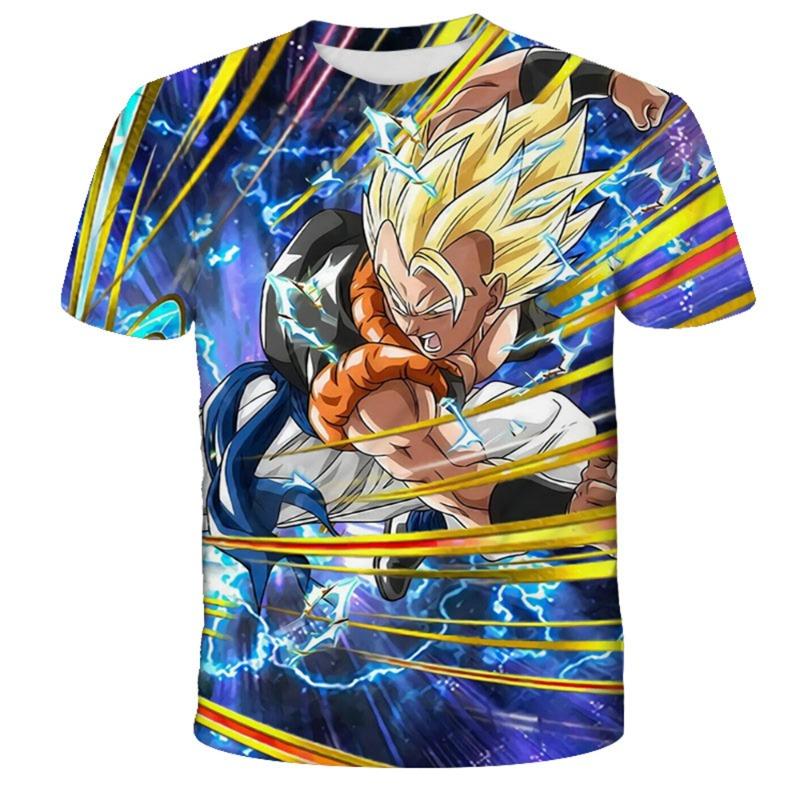 Japanese Anime Dragon Ball Z Printed Super Future Trunks Super Saiyan God Epic T-Shirt Fashion Kids Adults Cosplay Tops Clothing
