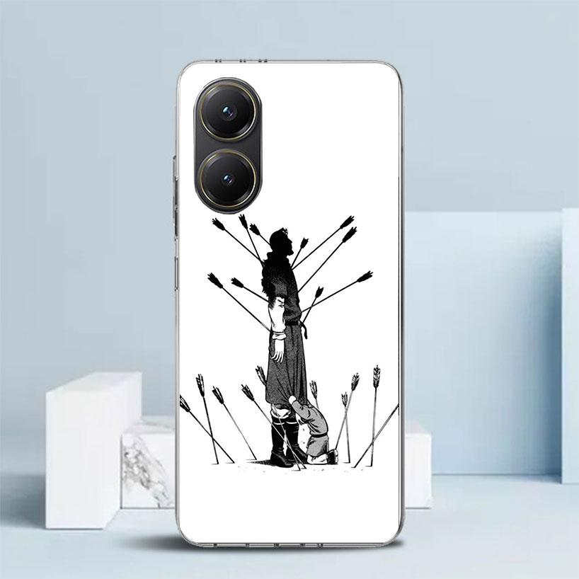 Vinland Saga Мягкий чехол для Xiaomi Poco F7 Ultra X7 X6 X5 Pro M7 Чехол для телефона Redmi 15 15C 13 13C 12 12C 10 10C Печатный корпус Poco X