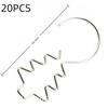 12/20PCS S-Shaped Metal Christmas Tree Hooks - Hangers for Xmas Ornaments