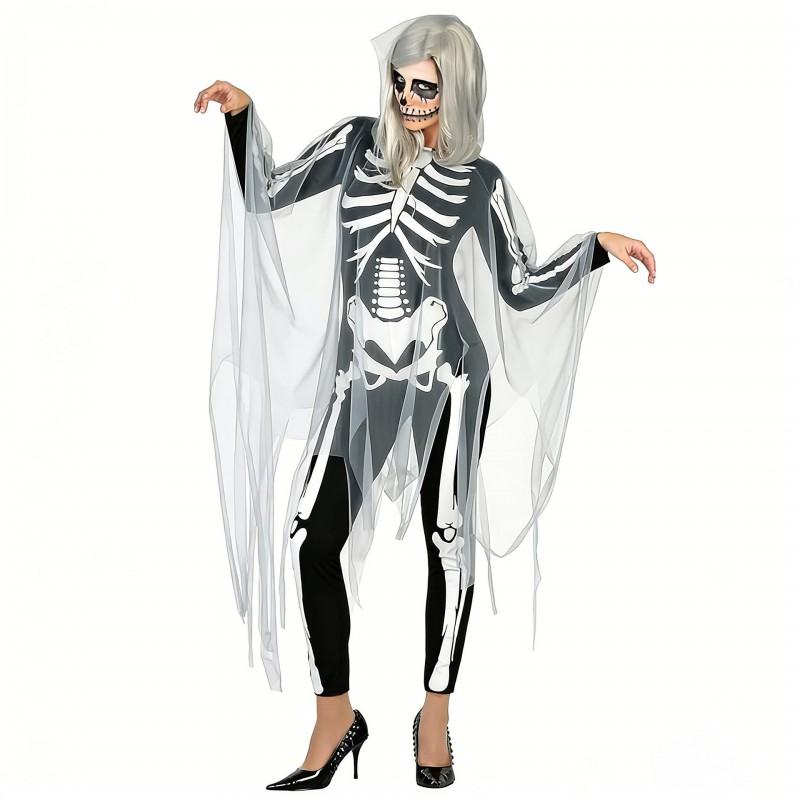 Halloween Adult Horror Costume Skeleton Voodoo Witch Vampire Stage Performance Outfit
