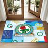 Blackburn Rovers Football Design Crystal Velvet Rug Soft Decorative Mat for Bedroom Entrance
