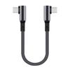 Новый Прочный Долговечный Прямоугольный USB-C Type-C Нейлоновый Кабель Данных 90 Градусов Быстрая Зарядка Carplay Зарядное Устройство для iPhone