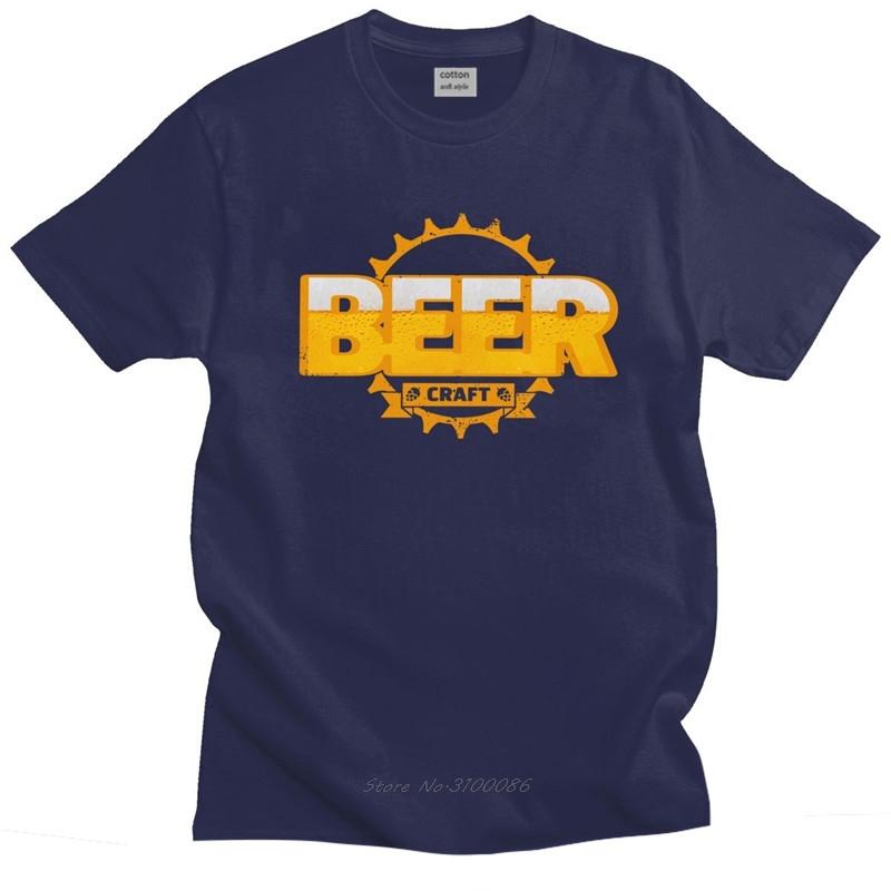 Cool Beer Craft Tshirt Unisex Oneck ShortSleeve Drink Lover Summer Tshirt Cotton Streetwear Fashion Tee Shirt Gift Clothing