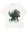 Streetwear Abstract Art Graphic T-Shirt Cotton Tshirt Unisex Tops Tees Summer Short Sleeves T Shirt