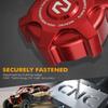 NiceCNC UTV For Can-Am Maverick X3 Max R 4x4 XDS XMR XRC XRS Turbo DPS Gas Fuel Cap Plug Guard Aluminum Accessories Black Red