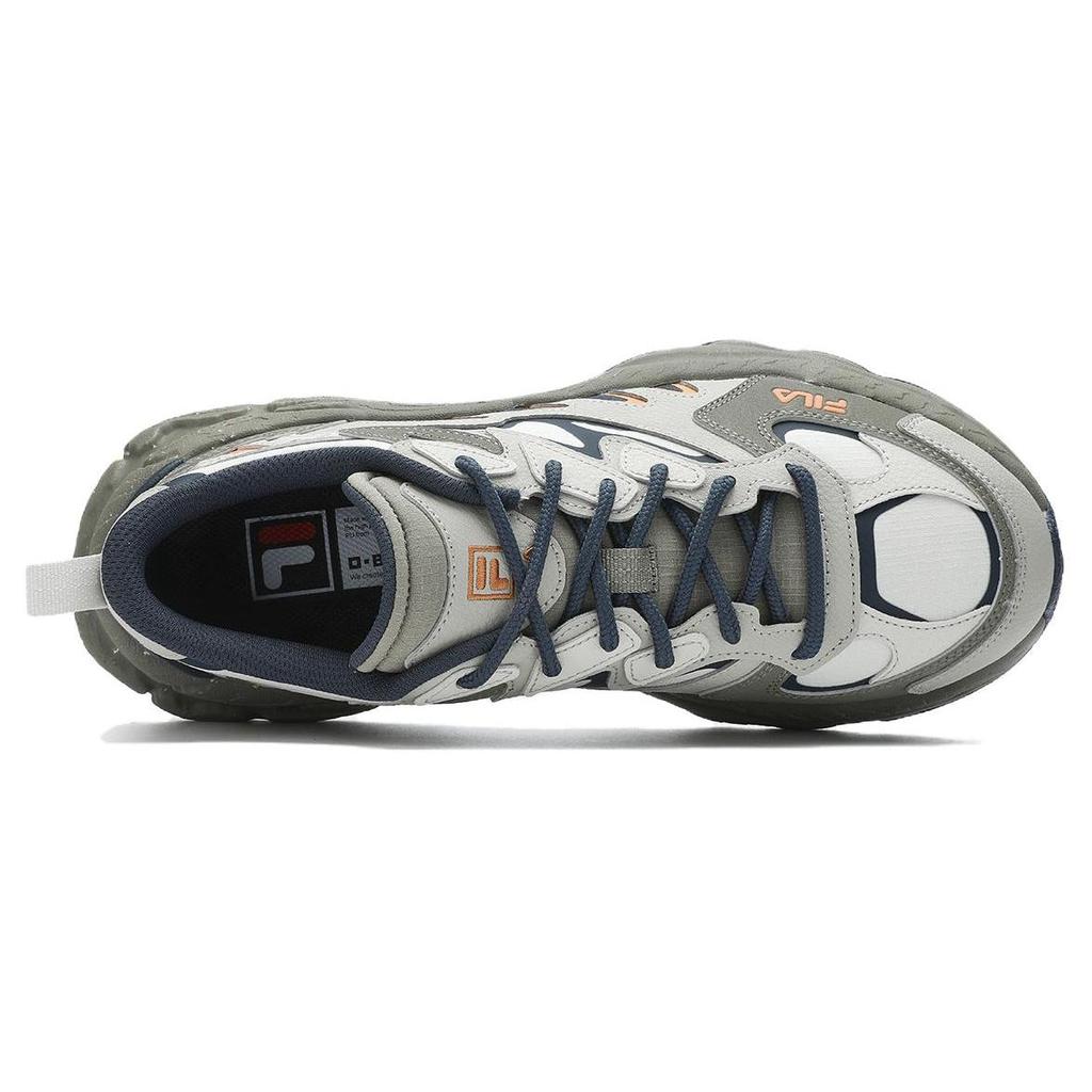 FILA Fern Slip Resistant Abrasion Resistant Low top Casual Shoes Men's Green Gray F12M411106FVA
