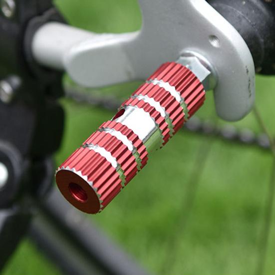 1 пара Нескользящие канавки Высокая несущая способность Высокая твердость Велосипедные задние педали Алюминиевая опора для ног