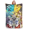 1PC Digimon Adventures  Winter Blankets for Adults Bedding Home Interior Sofa Knee