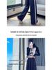 Women's High-Waist Striped Sweatpants - Slimming & Loose Fit for Autumn 2025