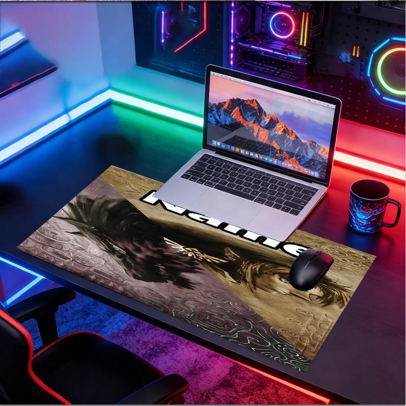 Custom Name Personalized The Legend of Zelda Pattern Mousepad, Laptop PC Desk Mat, Decorative Desk Mat for Home Keyboard Pad Gift