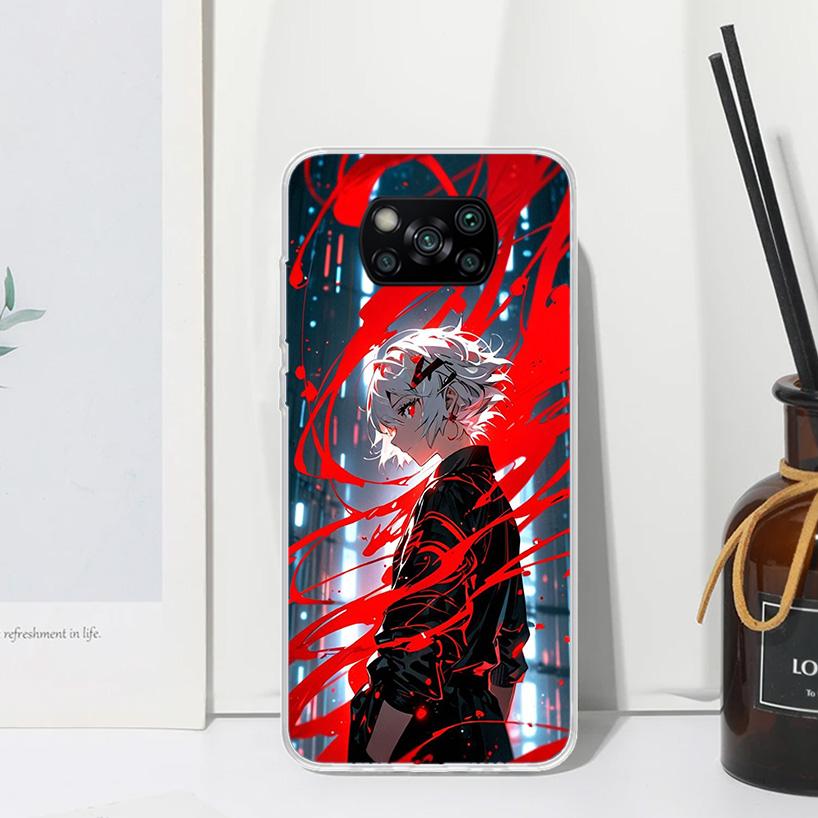 G-Ghoul Tokyo Touka Kirishima Phone Case For Xiaomi Poco X7 X6 X5 M7 M8 Pro F7 Ultra Redmi 15C 15 13C 13 12C 12 10 10C 10A Art F