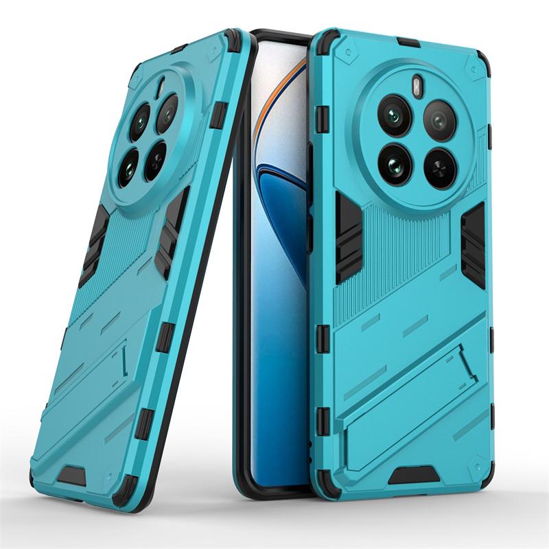 Для Realme 12 Pro Plus 5G чехол Kickstand Armor задняя крышка для Oppo Realmi 12 Pro+ 5G 2024 магнитный держатель противоударный чехол