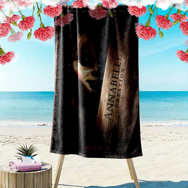 Horror Unveiled beach towel Outdoor camping soft Outdoor pool towel quick-drying swim towel Absorbent bath towel beach towel Comfort Fashion beach