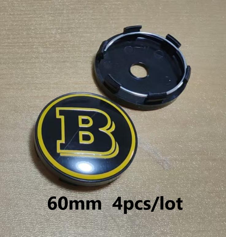 BIQ3 60 мм Модифицированные колпачки ступицы колеса для BRABUS smart #1 #3 #5 CLS CLS W464 G63 G65 G500 G350 W213 W204 W205 W253 V Значок-эмблема
