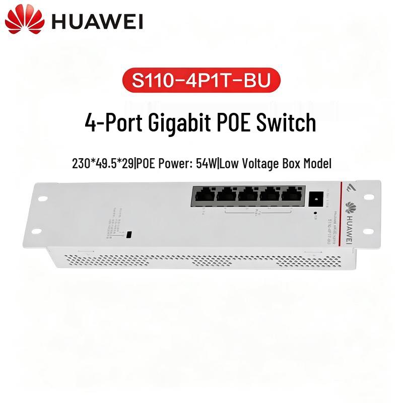 HUAWEI S110-4P1T-BU 5-Port Gigabit PoE Switch