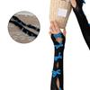 Sweet Fingerless Gloves Long Sleeve Balletcore Arm Sleeves Laciness Arm Warmers with Bows Elbow Length Gloves