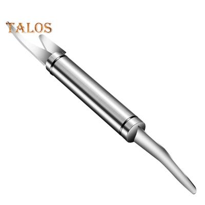 Зубочистка для креветок, антикоррозийная, противодеформирующаяся, прочная, полезная, с двойной головкой, очиститель лески для креветок для дома